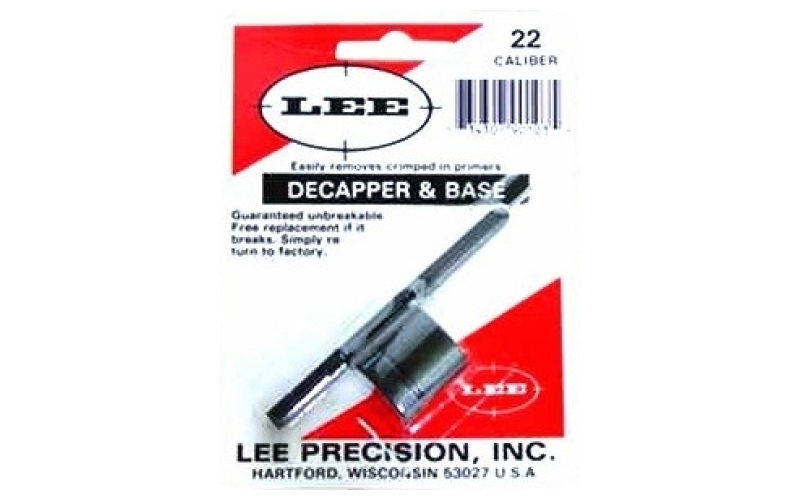 Lee decapper & base, .22 cal